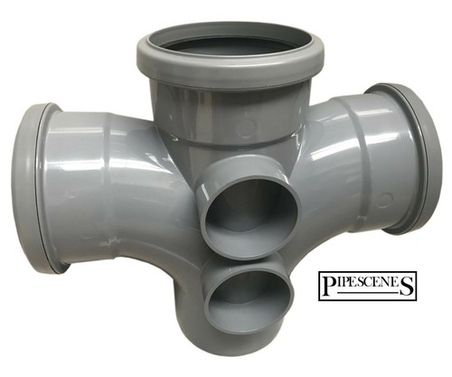 Floplast 110mm cross tee - floplast, 4