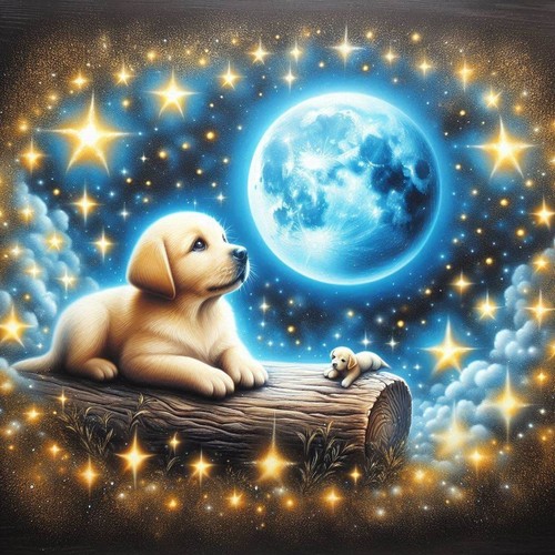Labrador dorato motivo - labrador,