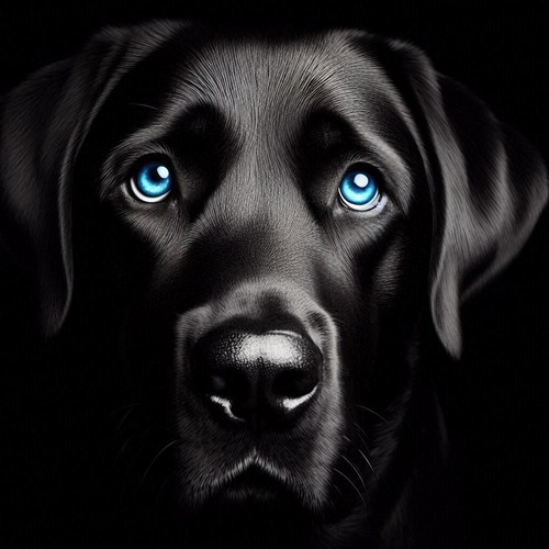 Labrador nero modello - nero,